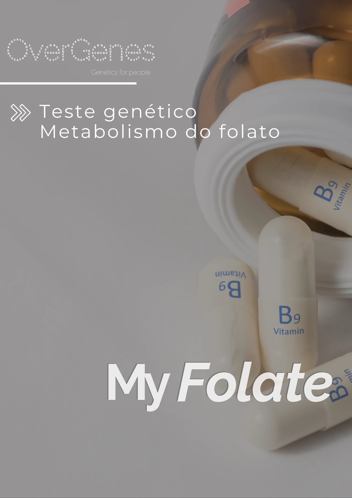 Teste genético de metabolismo do folato MyFolate da Overgenes