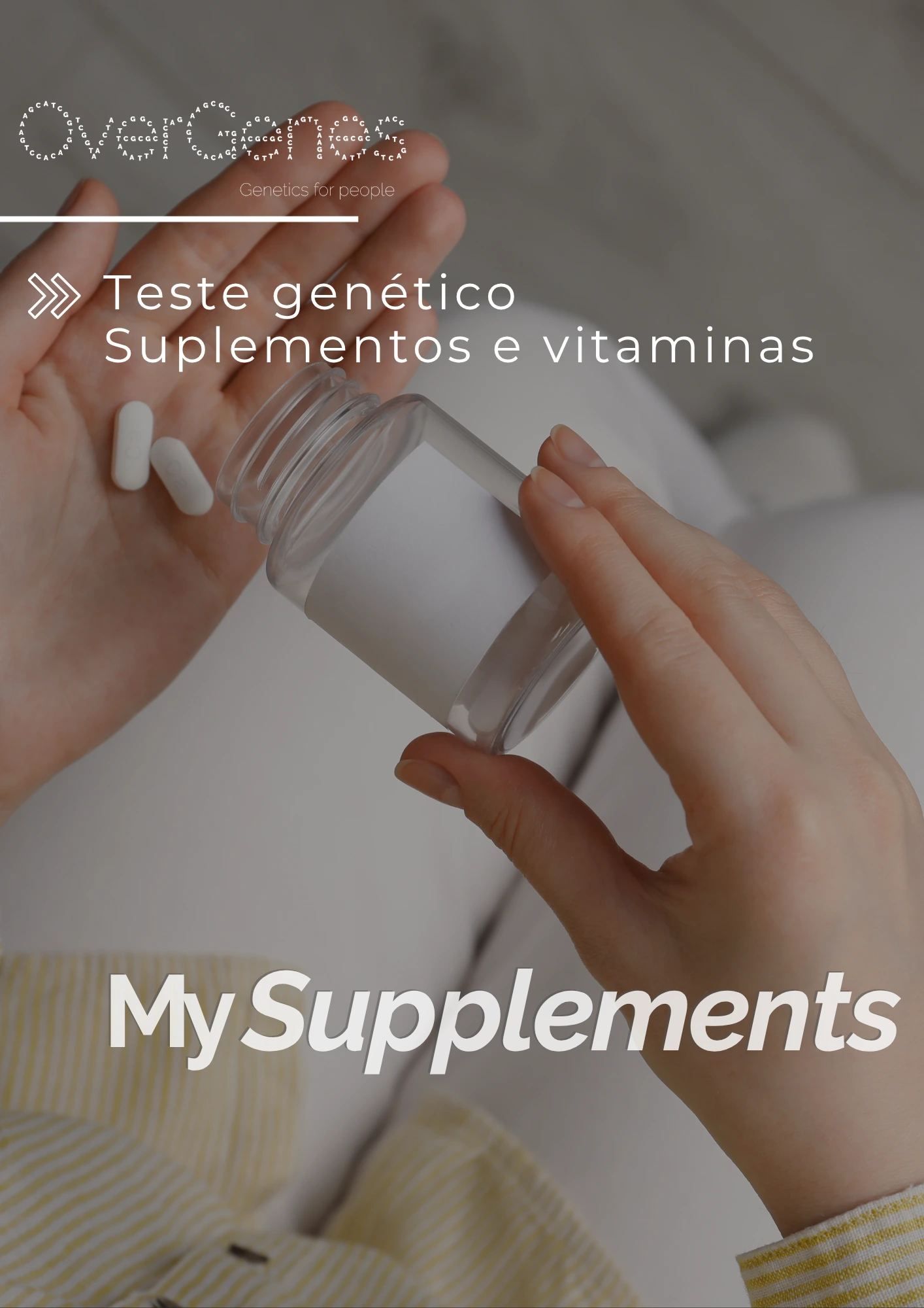 Teste genético de suplementos e vitaminas MySupplements da Overgenes
